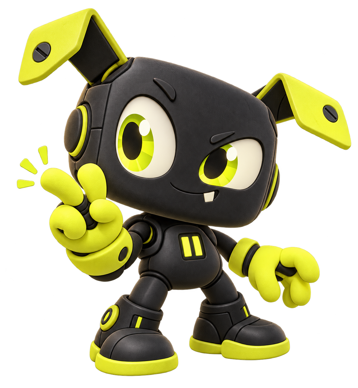Nib, TapTap’s mischievous lime-green agent mascot